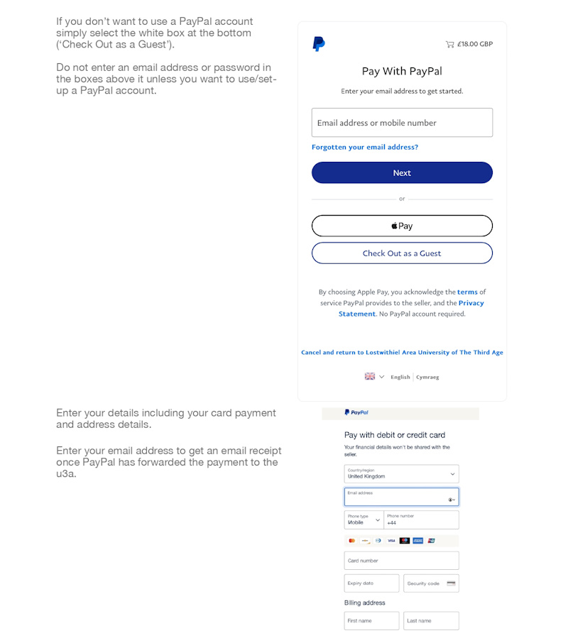paypal instructions